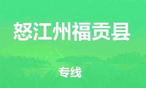 邯鄲到怒江州福貢縣物流公司-食品飲料運輸專線-全境配送到門